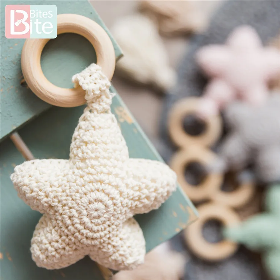 Detalle de la textura de ganchillo del Amigurumi Star