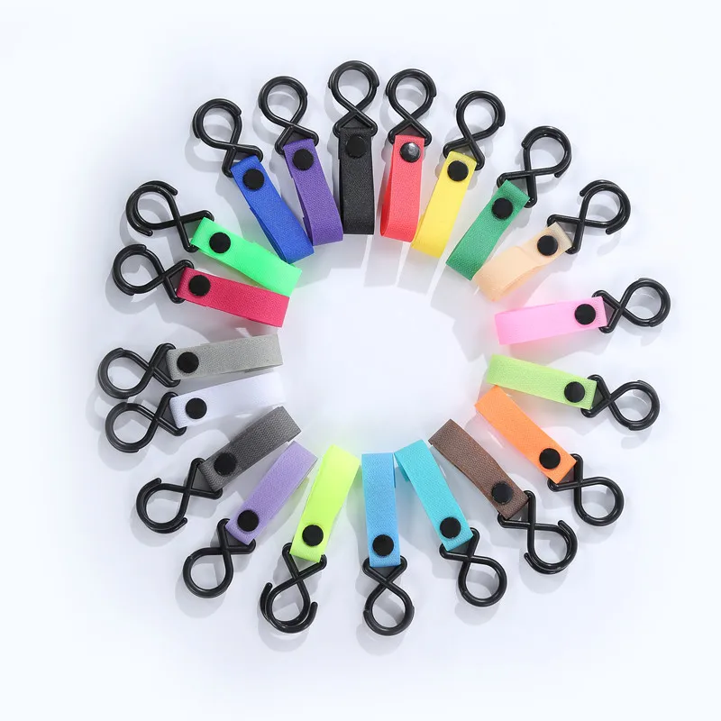 Clips de gancho para cochecito en colores variados