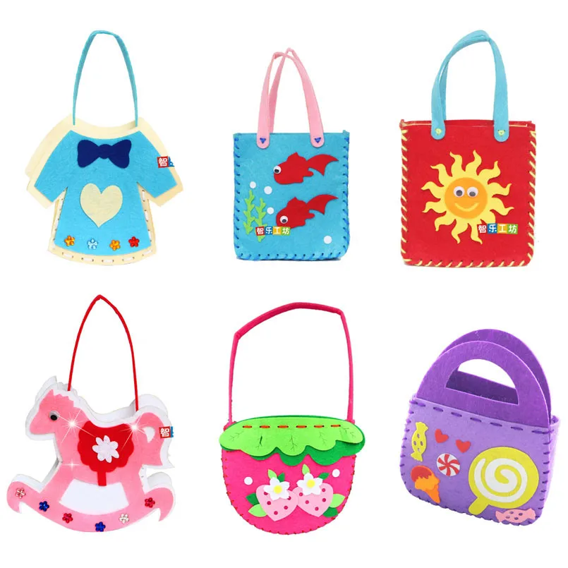 Kit de bolsos para decorar – Manualidades infantiles con dibujos animados - imagen 5