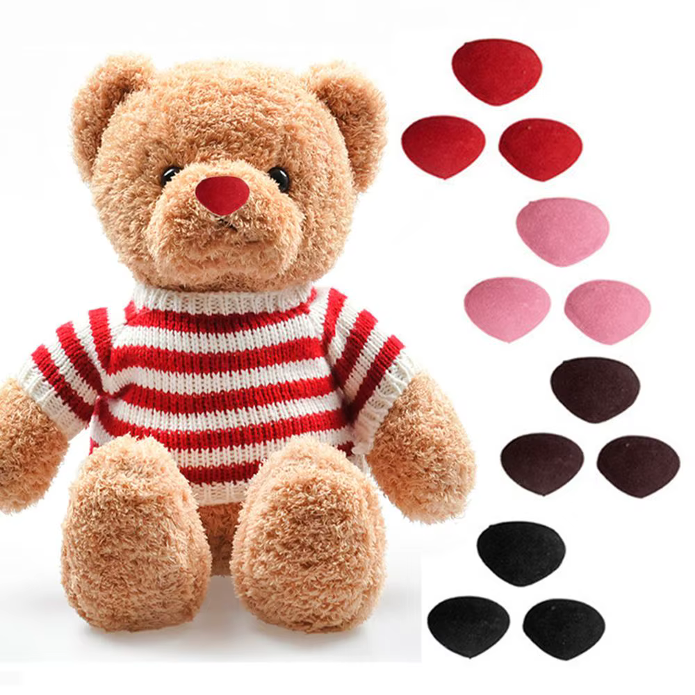 Nariz triangular para muñecos de peluche - Accesorio DIY de plástico