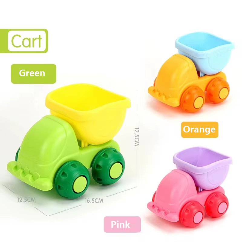 Set de playa infantil: cubo, pala y rastrillo - imagen 5