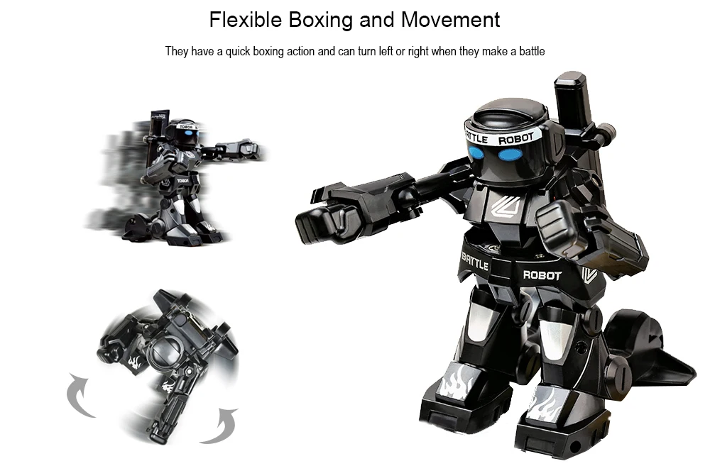 Movimientos del robot RC de boxeo CONUSEA