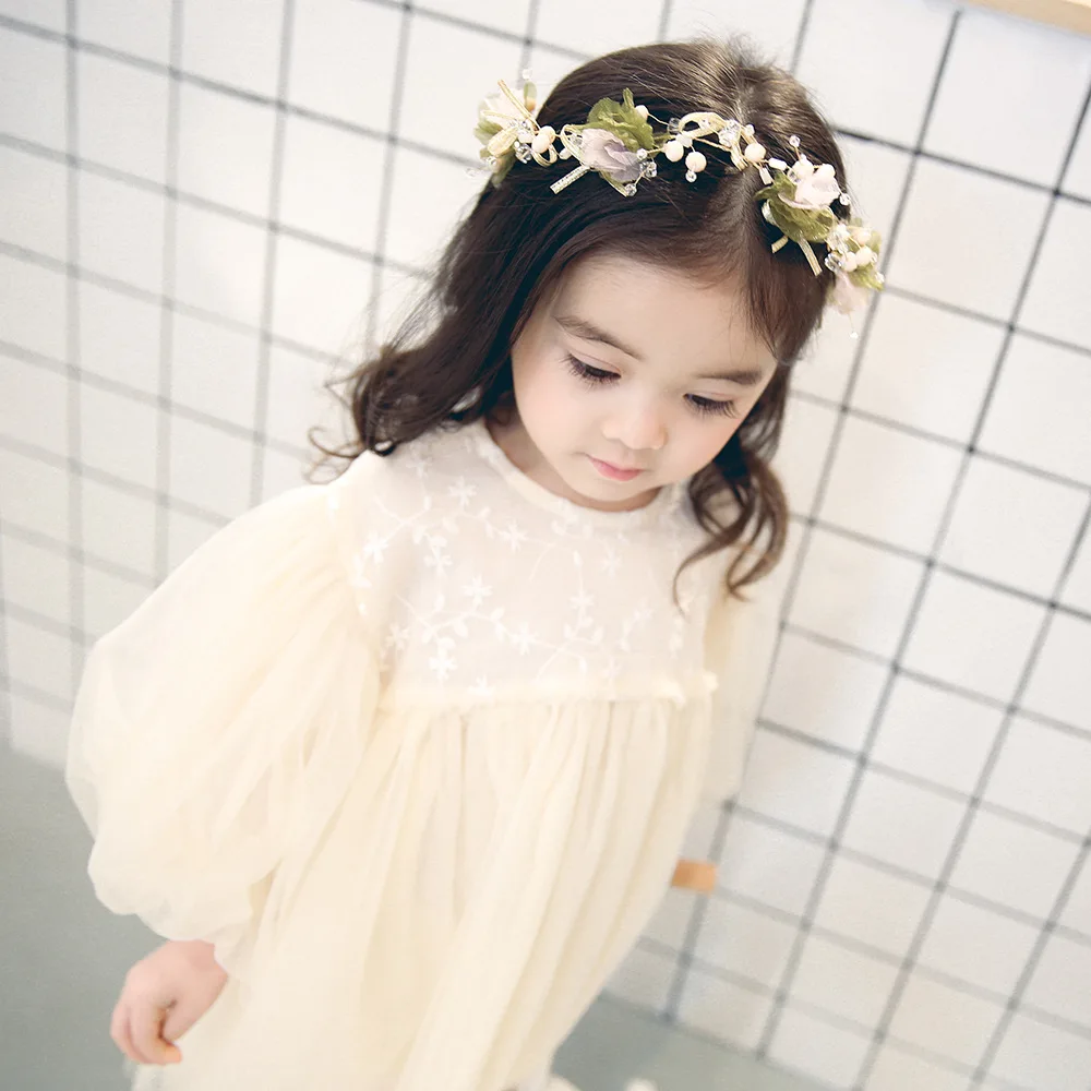 MILANCE Vestido de Fiesta con Manga Abombada para Niña - imagen 2