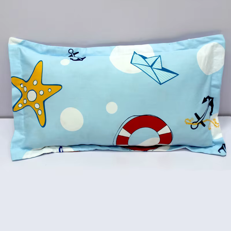 Funda de almohada infantil de algodón con dibujos suaves para bebé - imagen 2