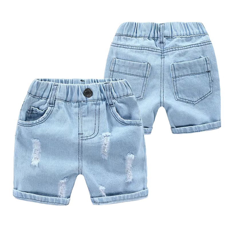 Pantalones vaqueros cortos de verano para niños – Estilo coreano - imagen 2