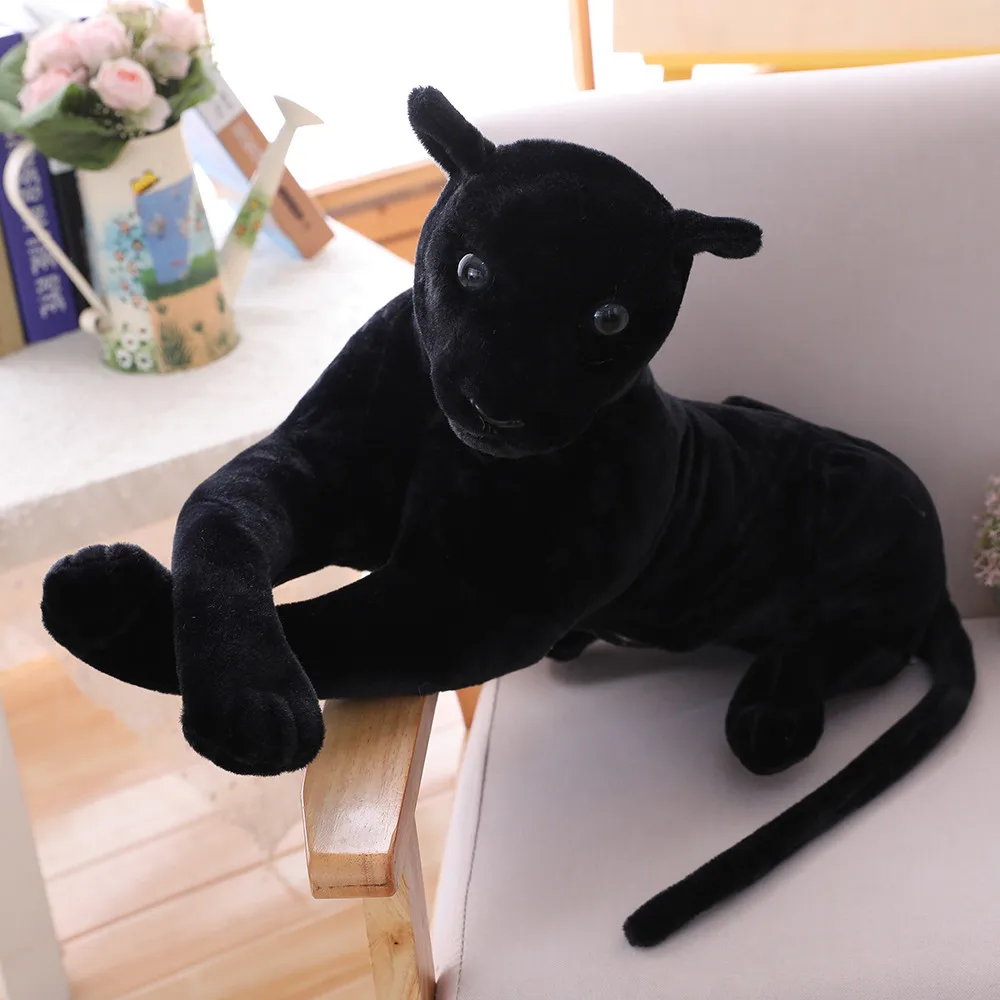 Peluche realista de guepardo gigante, felpa suave para jugar - imagen 4