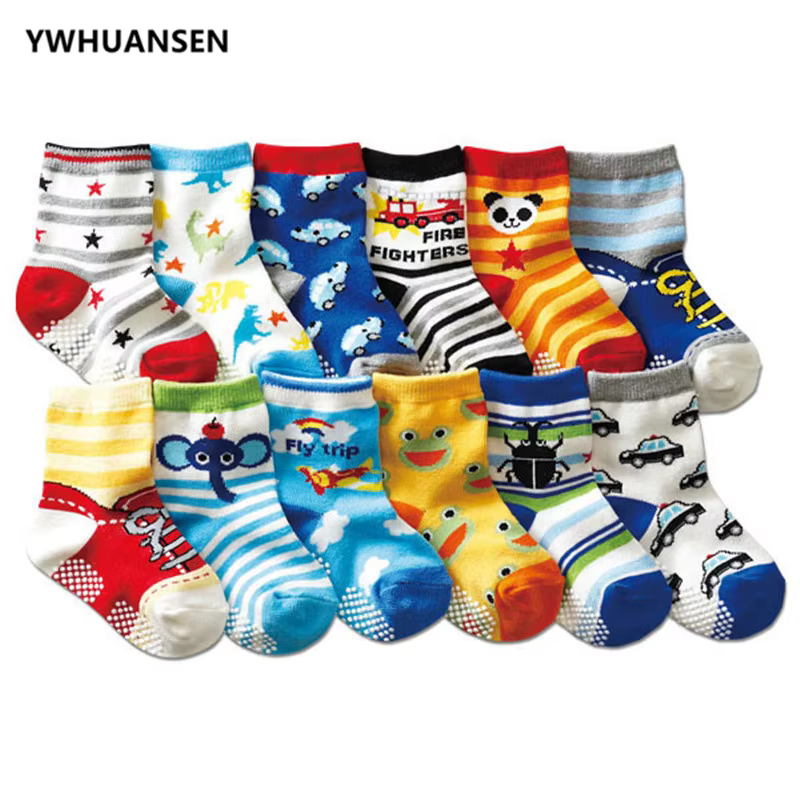 YWHUANSEN Calcetines antideslizantes para bebé - imagen 2