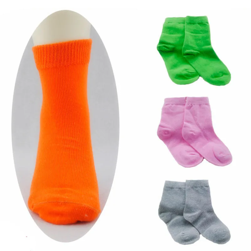 Calcetines suaves de algodón orgánico para niños color caramelo - imagen 3