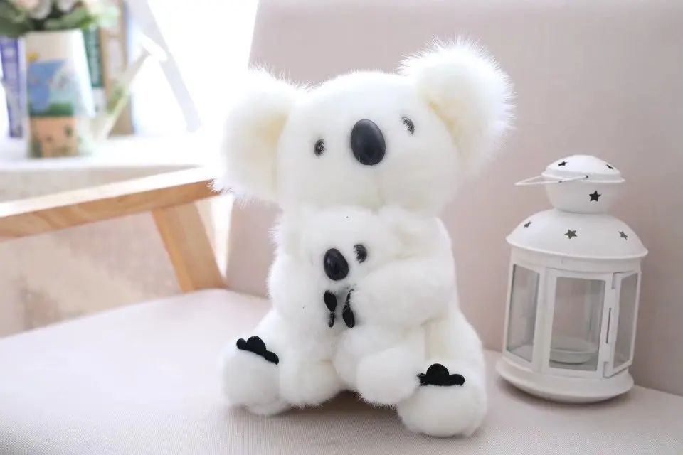 Detalle del peluche koala
