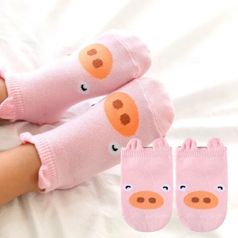 Lawadka Calcetines Antideslizantes de Algodón para Bebé con Animales 3D - imagen 4