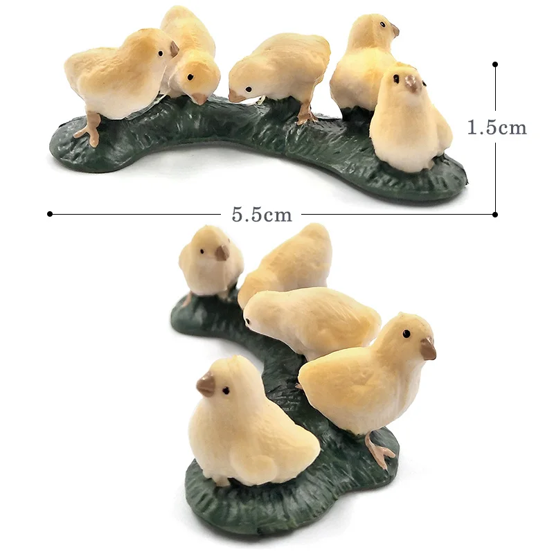 Figuras de granja en miniatura para jardín feérico - imagen 4