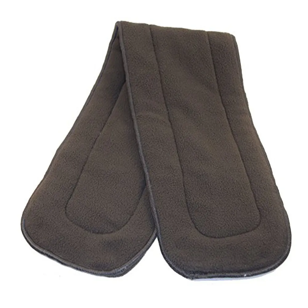 Inserto de pañal para adultos con forro de carbón de bambú en color negro