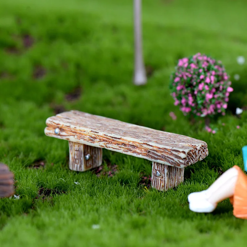 Figura de hadas en resina para jardín miniatura estilo tierno - imagen 2