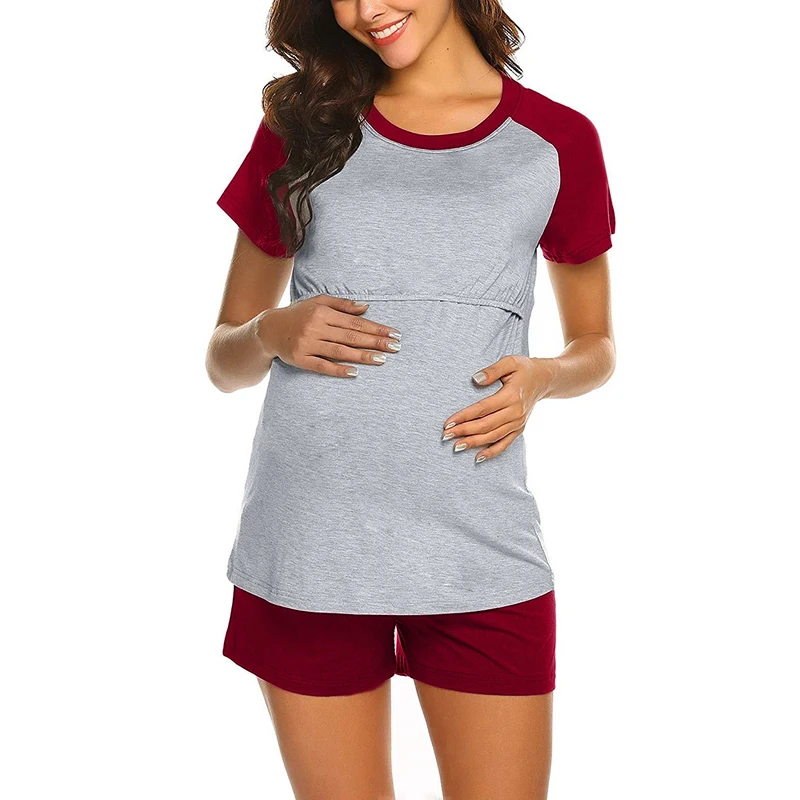 Pijama de maternidad para verano – Ideal para lactancia y posparto - imagen 2