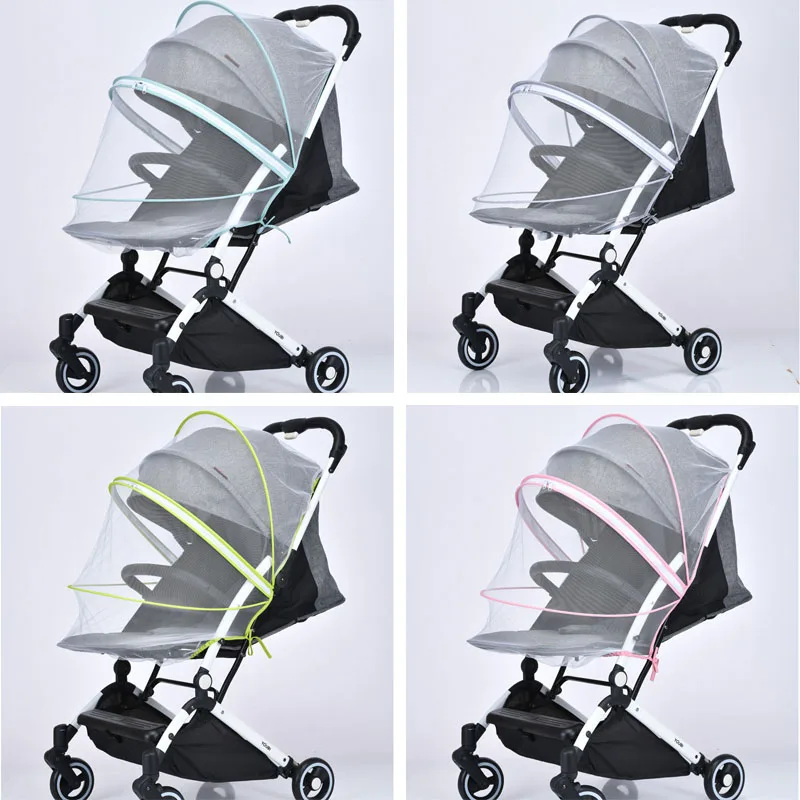 Mosquitera universal para cochecito - Malla antimosquitos para Yoya Cybex Bugaboo - imagen 3