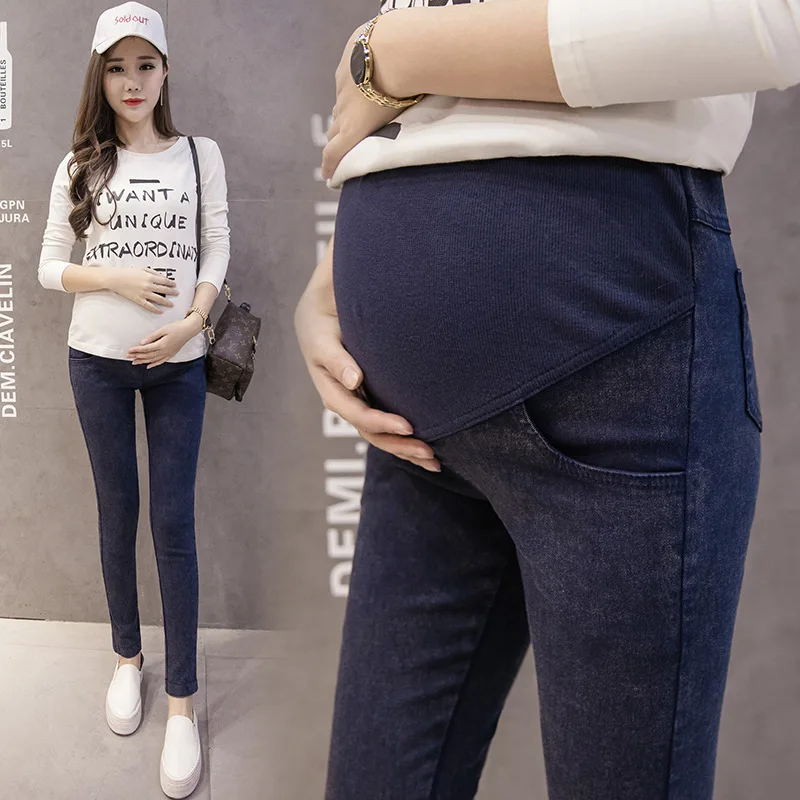 Pantalones vaqueros maternity elásticos para embarazadas - imagen 5