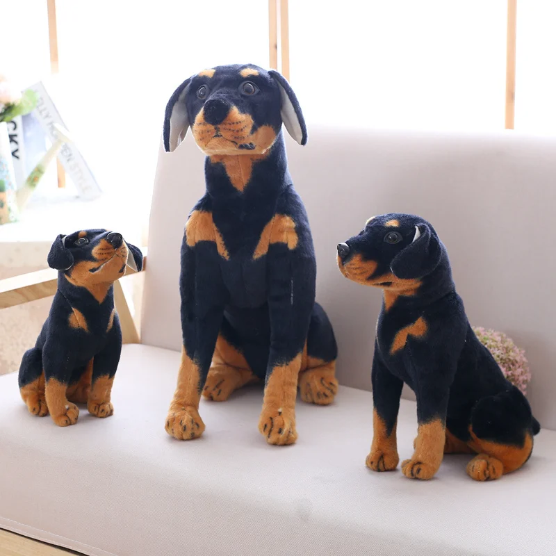 Peluche de perro negro tierno para regalar, suave y blandito - imagen 3
