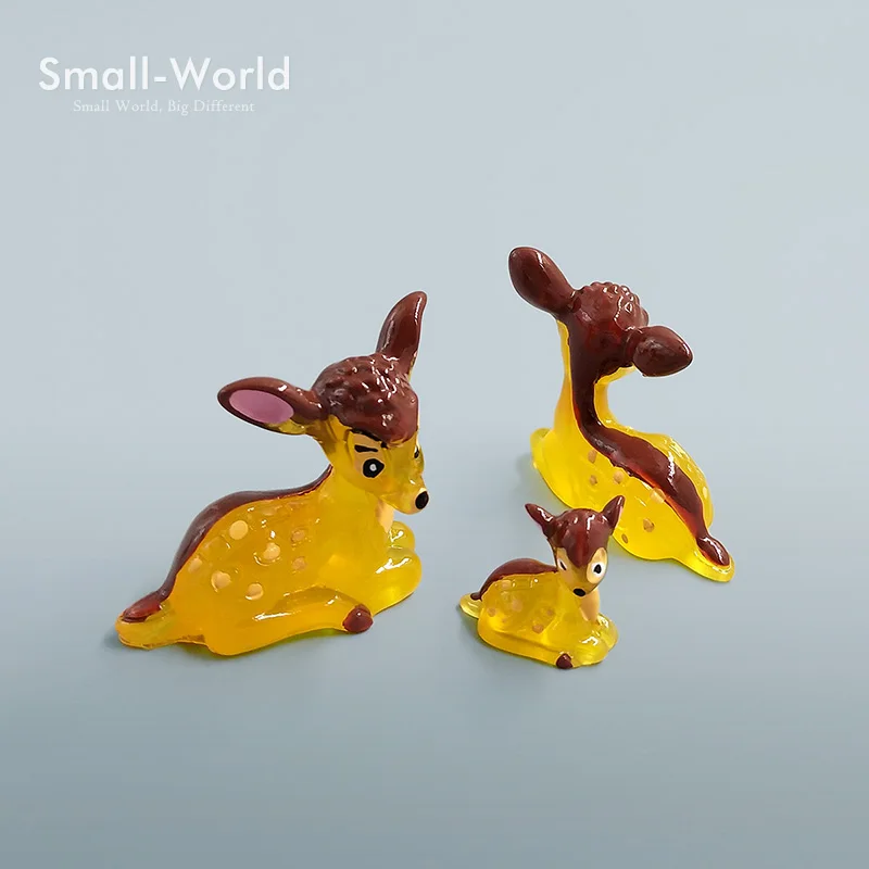 Mini bonsái familiar con ciervo – Decoración habitación infantil - imagen 3