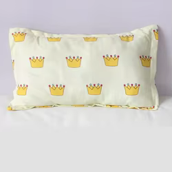 Funda de almohada infantil de algodón con dibujos suaves para bebé