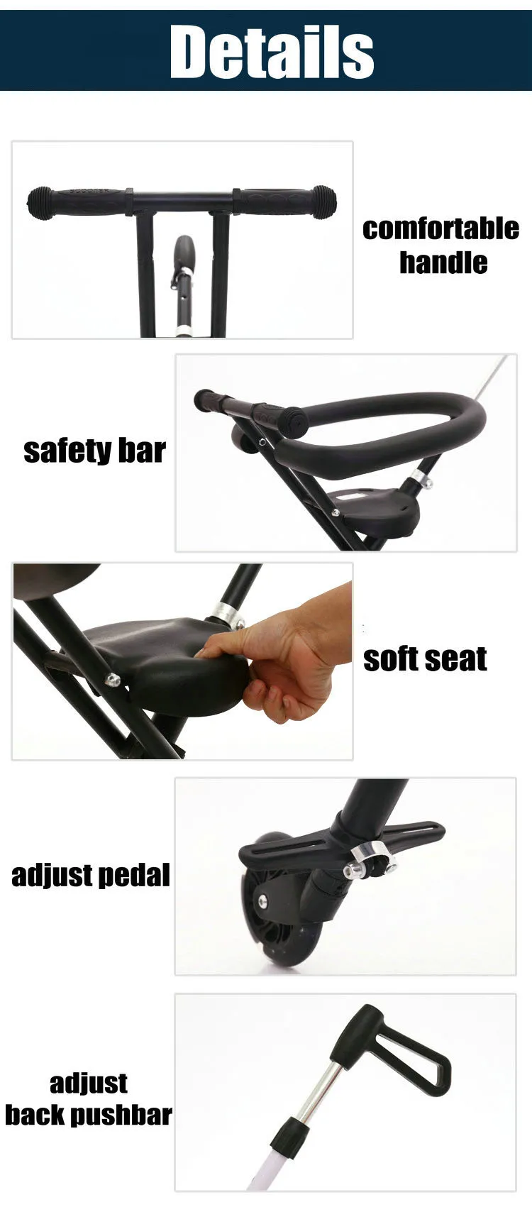 Plegado compacto para transporte