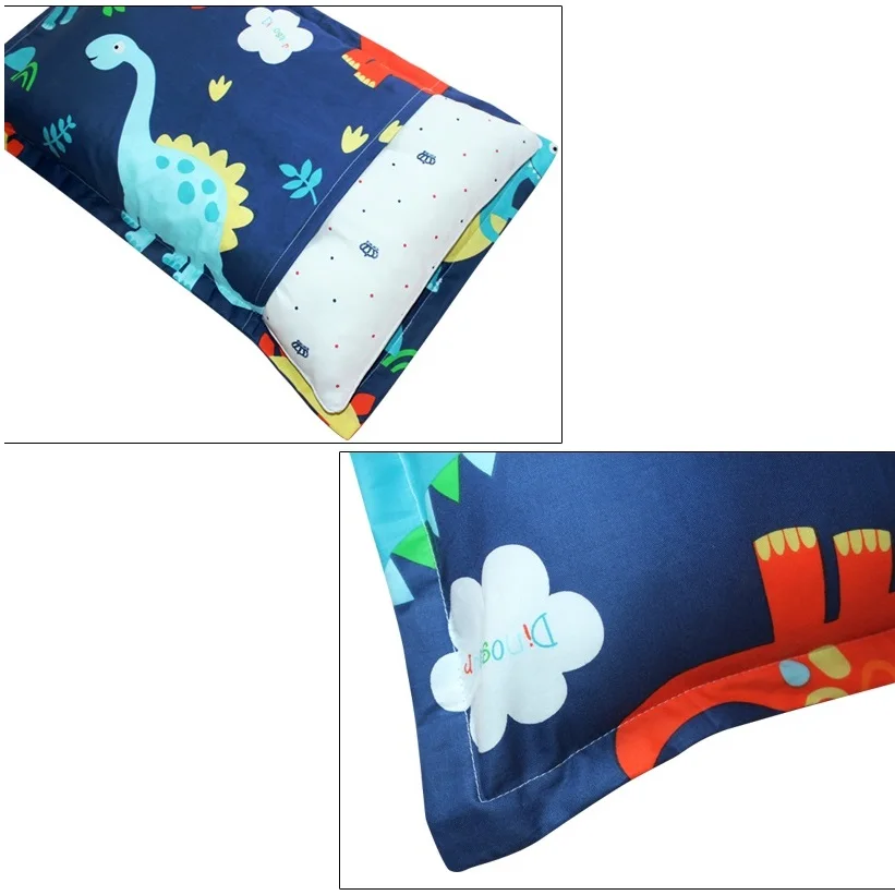 Funda de almohada infantil de algodón con dibujos suaves para bebé - imagen 4