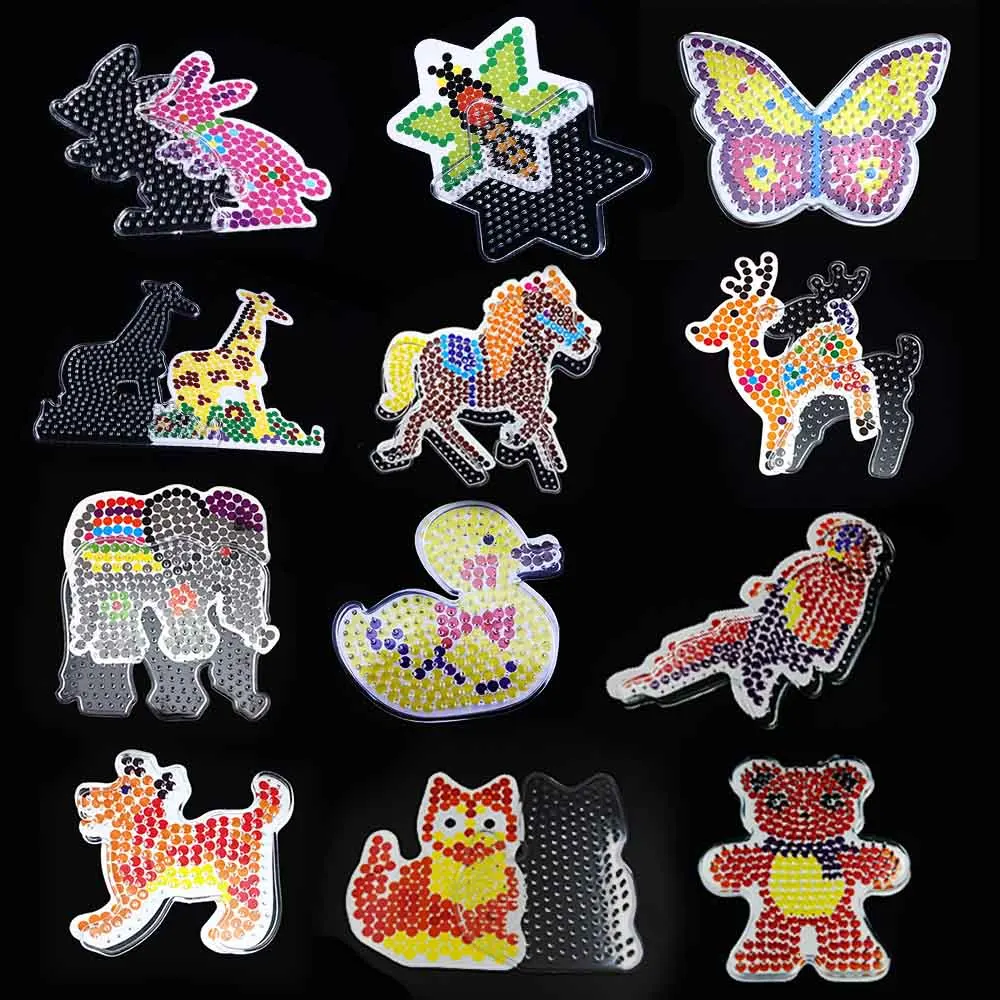 Tableros perforados transparentes para Hama Beads