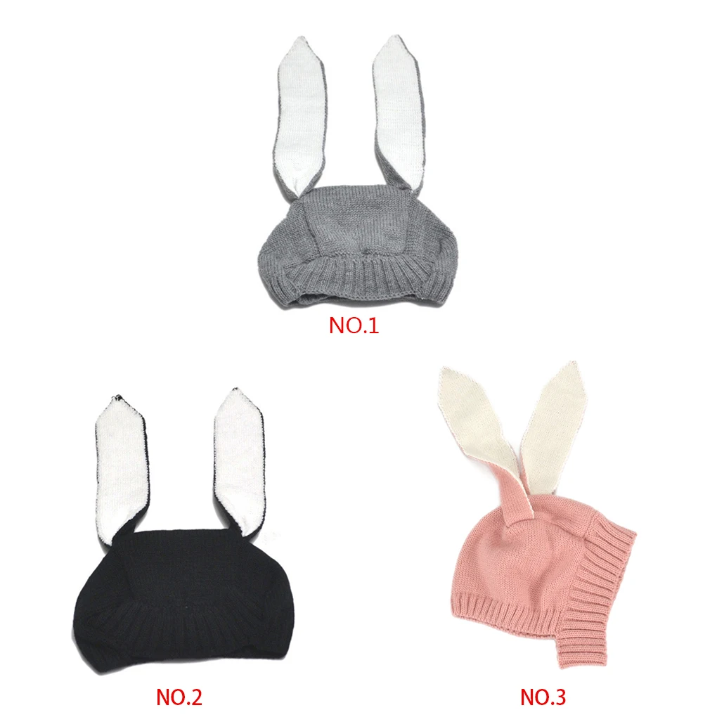 Gorro suave para bebé con orejas de conejo