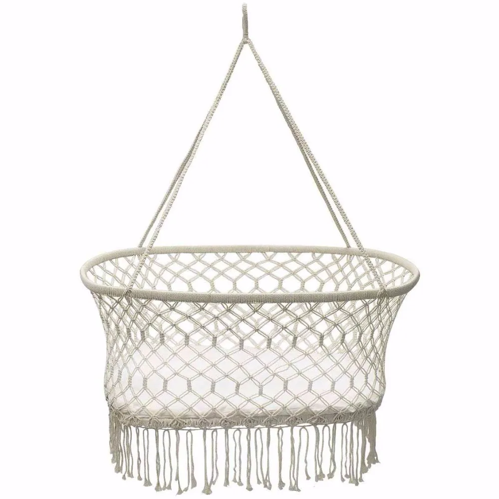 Cuna colgante portátil en estilo bohemio
