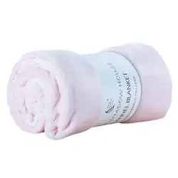 Manta suave de coral para cochecito