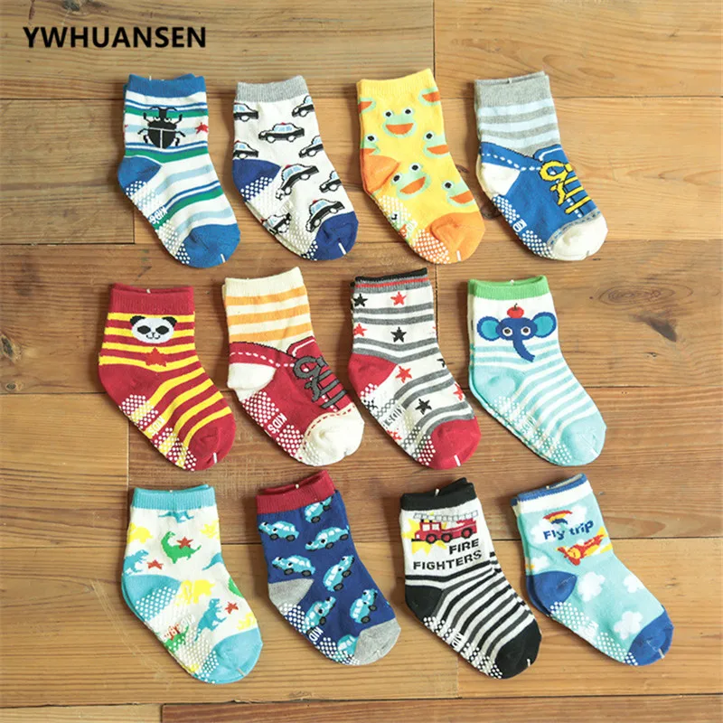 YWHUANSEN Calcetines antideslizantes para bebé - imagen 4