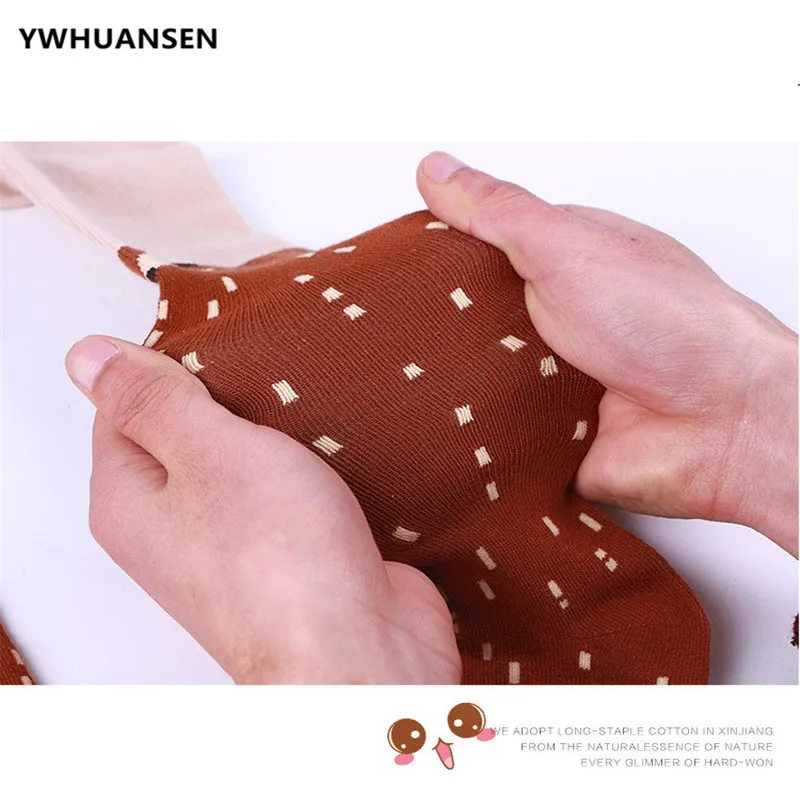 YWHUANSEN pantimedias bebé de algodón con estampado zorro tierno - imagen 5
