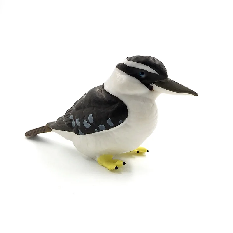 Figuras de pájaros Kookaburra en miniatura para decoración - imagen 2