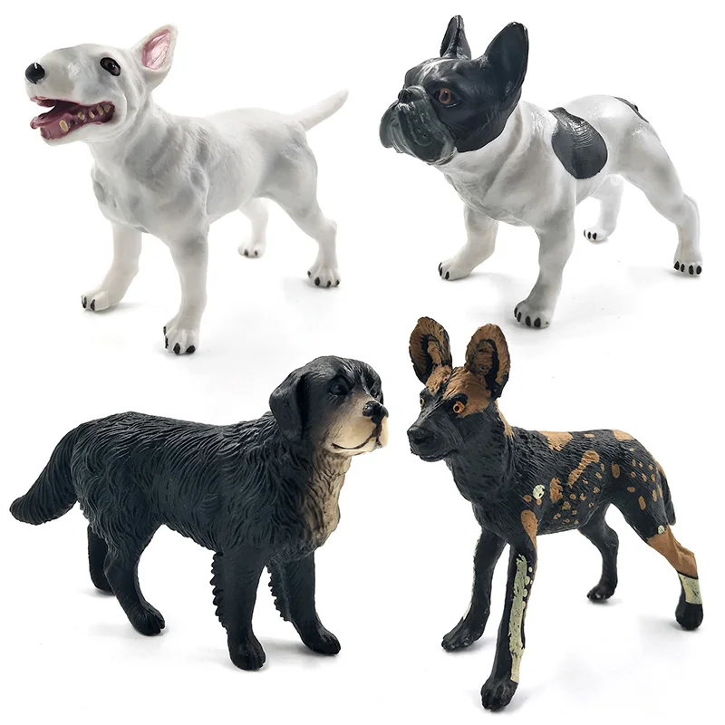 Figura decorativa de perro Labrador Bull Terrier bonsái para jardín