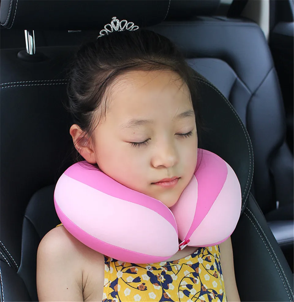 Almohada de viaje infantil en forma de U