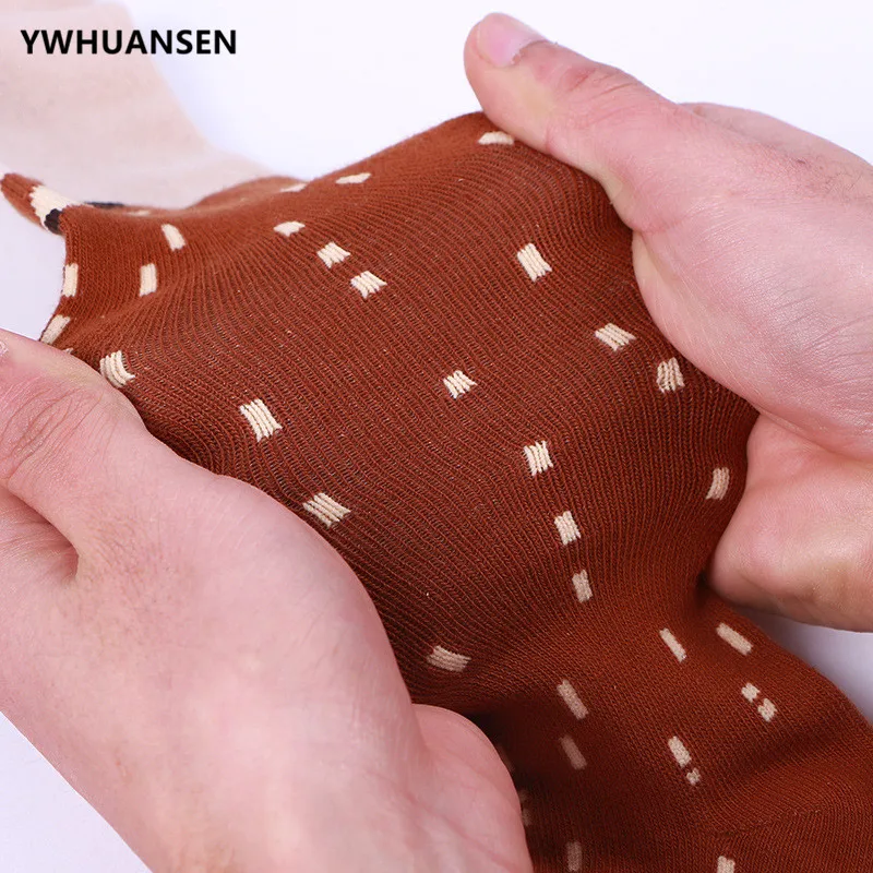 YWHUANSEN pantimedias bebé de algodón con estampado zorro tierno