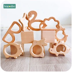 Bopoobo Mordedor Madera para Bebé – Animal Dentición