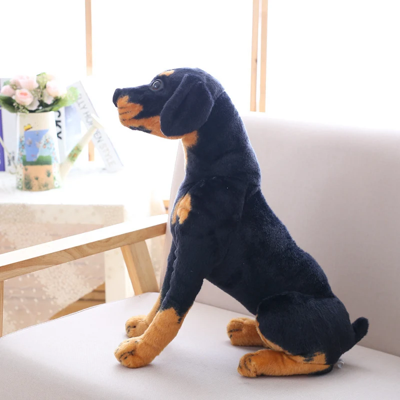 Peluche de perro negro tierno para regalar, suave y blandito - imagen 2