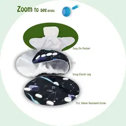 ALVABABY Pañales de tela lavables de gamuza para bebé