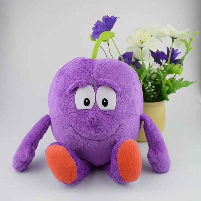 Conjunto de peluches de verduras suaves