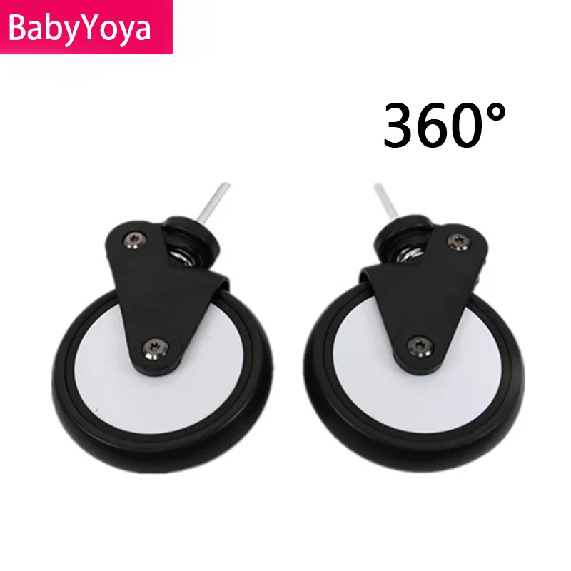 BABYYOYA Cochecito ligero con ruedas de goma para bebé - imagen 3
