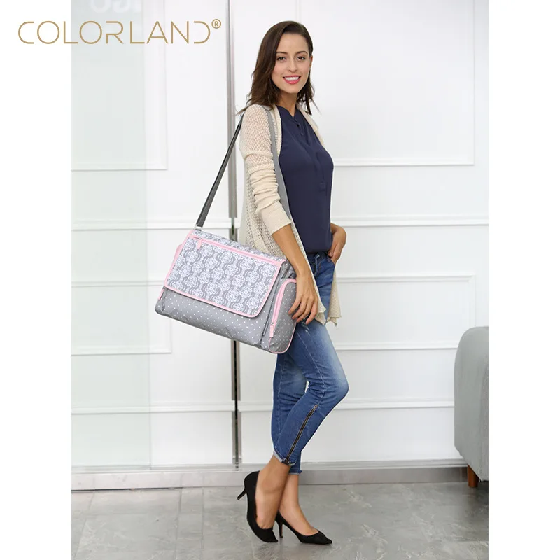 Bolsa para pañales Colorland multifuncional de gran capacidad - imagen 4