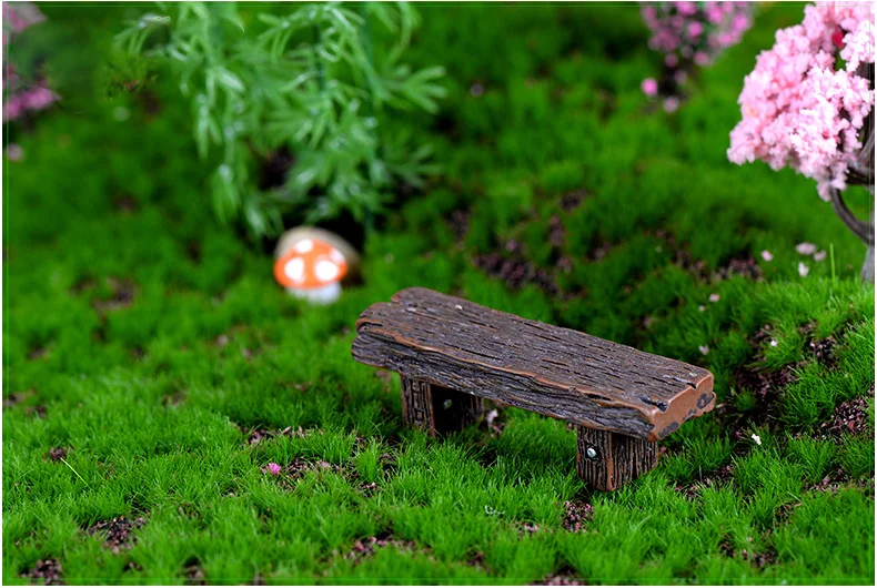 Micro paisaje con decoración tipo hadas