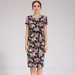 Emotion Moms Vestido de lactancia y embarazo de verano informal
