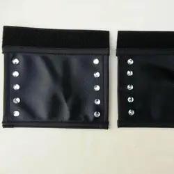 Cochecito de bebé con mango de cuero artificial y funda protectora