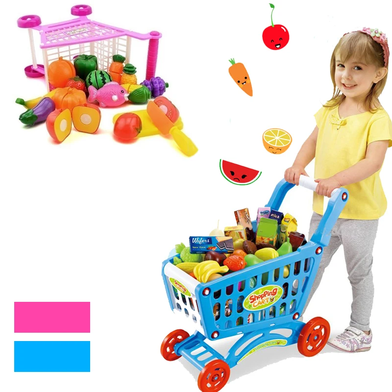 Detalle de juguetes de frutas y verduras incluidos