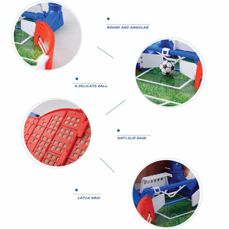 Juego de mesa fútbol infantil educativo divertido para niños portátil - imagen 5