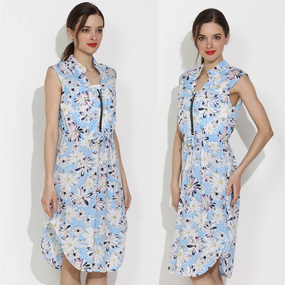 Vestido de maternidad sin mangas para verano – Lactancia y posparto - imagen 4