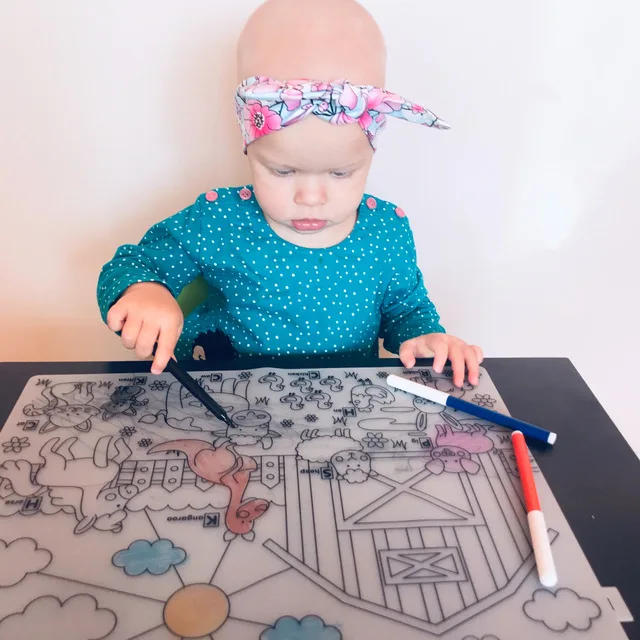 Placemat impermeable de silicona