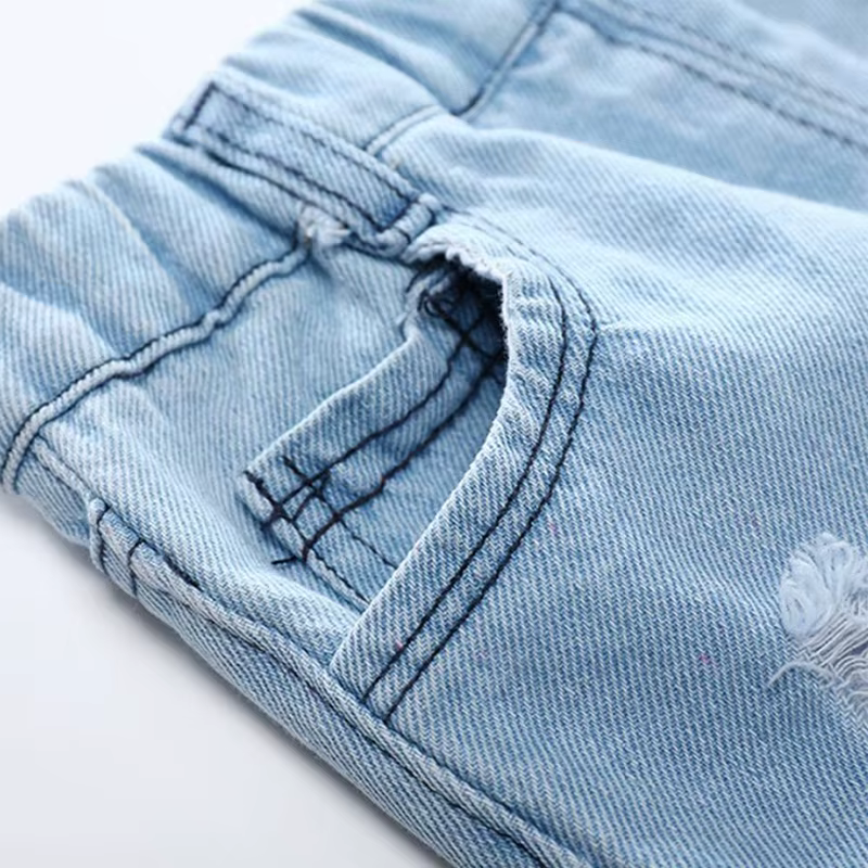 Pantalones vaqueros cortos de verano para niños – Estilo coreano - imagen 4