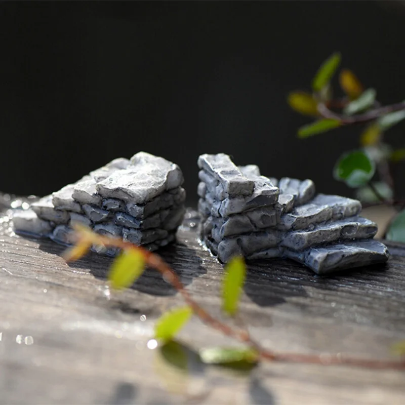Jardin de hadas miniatura estatuillas en resina para escaleras - imagen 5